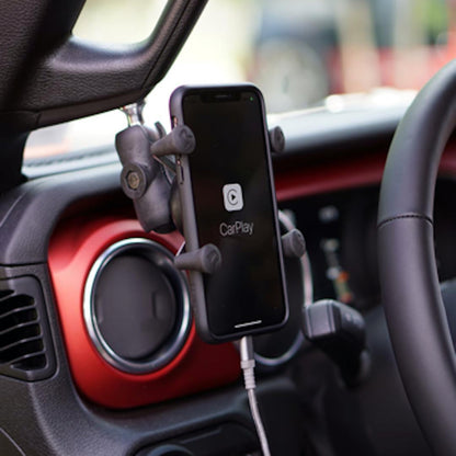 A-Pillar Ball Mount for 2018-23 Wrangler JL + 2020-23 Gladiator product main image