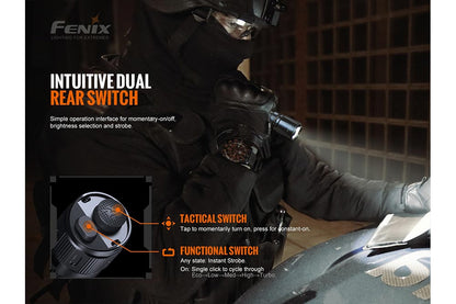 TK20R Rechargeable Flashlight 3000 lumens  - fits GPCA Utility Case product view 4
