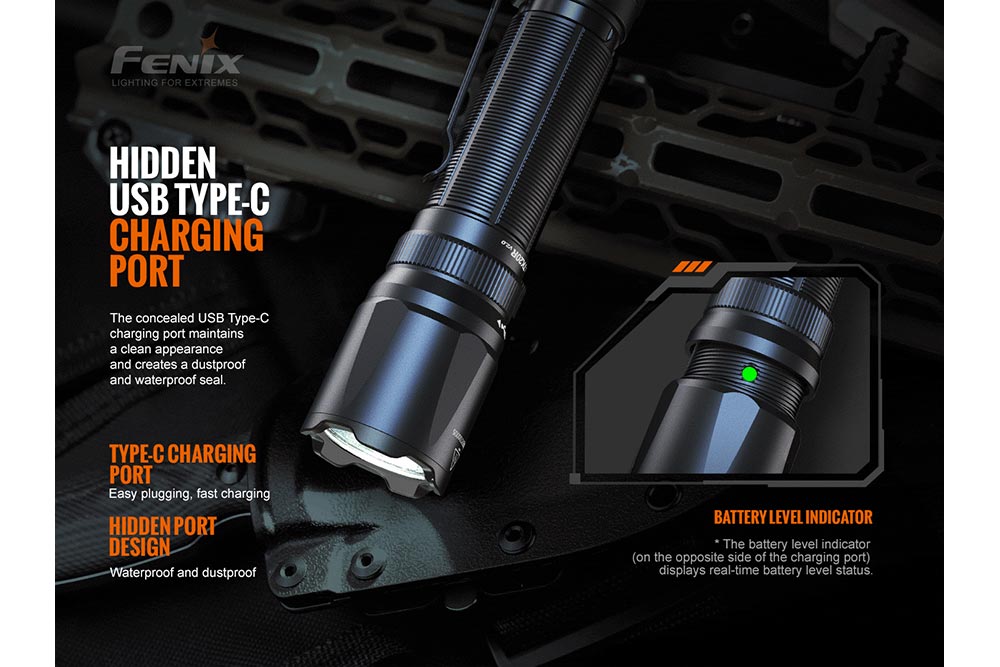 TK20R Rechargeable Flashlight 3000 lumens  - fits GPCA Utility Case product view 11