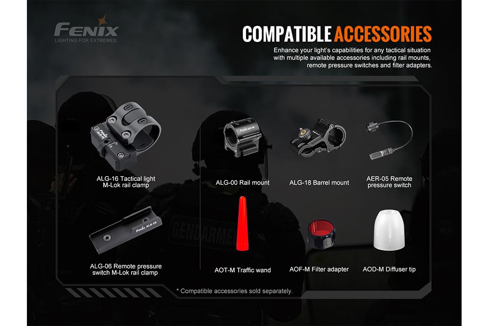 TK20R Rechargeable Flashlight 3000 lumens  - fits GPCA Utility Case product view 16