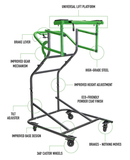 TopLift Pro V2 - Hardtop Removal & Storage Tool for Jeep Wrangler + Ford Bronco