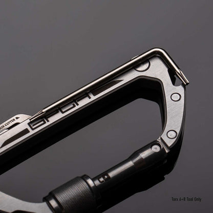 Torx 6 + Torx 8 Carabiner Tool