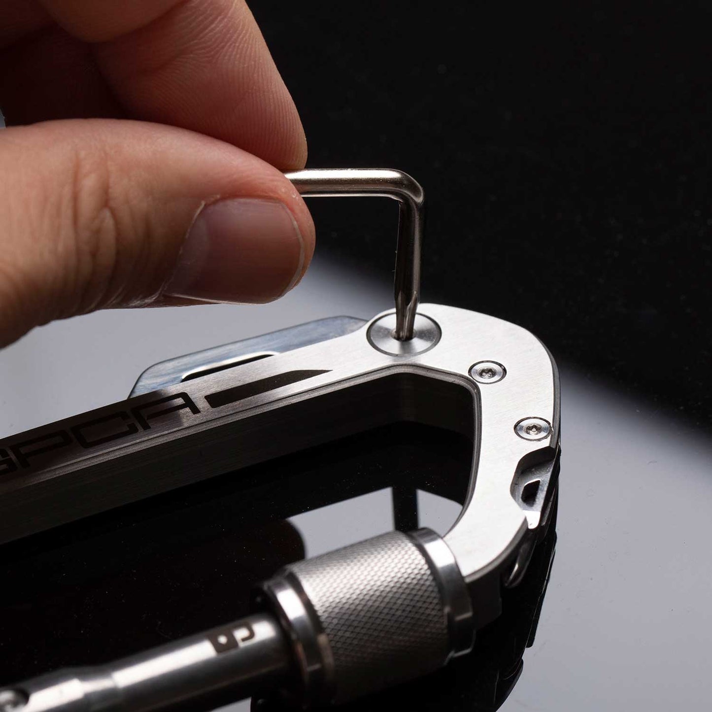 Torx 6 + Torx 8 Carabiner Tool