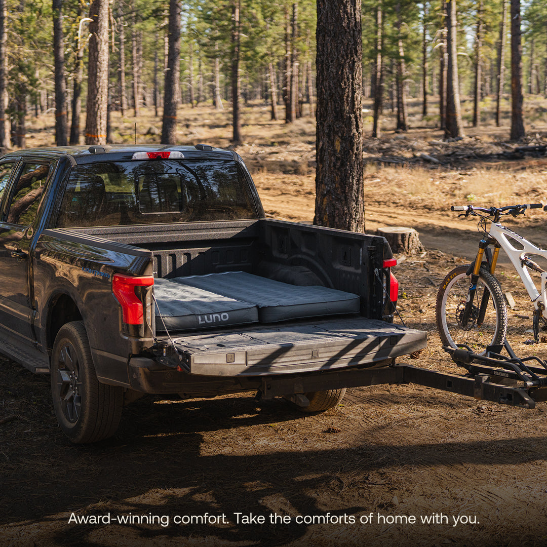 AIR Truck Bed Mattress — full-size 5.5ft bed pump and valve