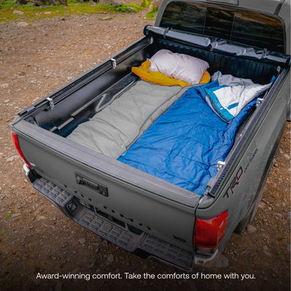 AIR Truck Bed Mattress — mid-size 6ft bed pump and valve detail