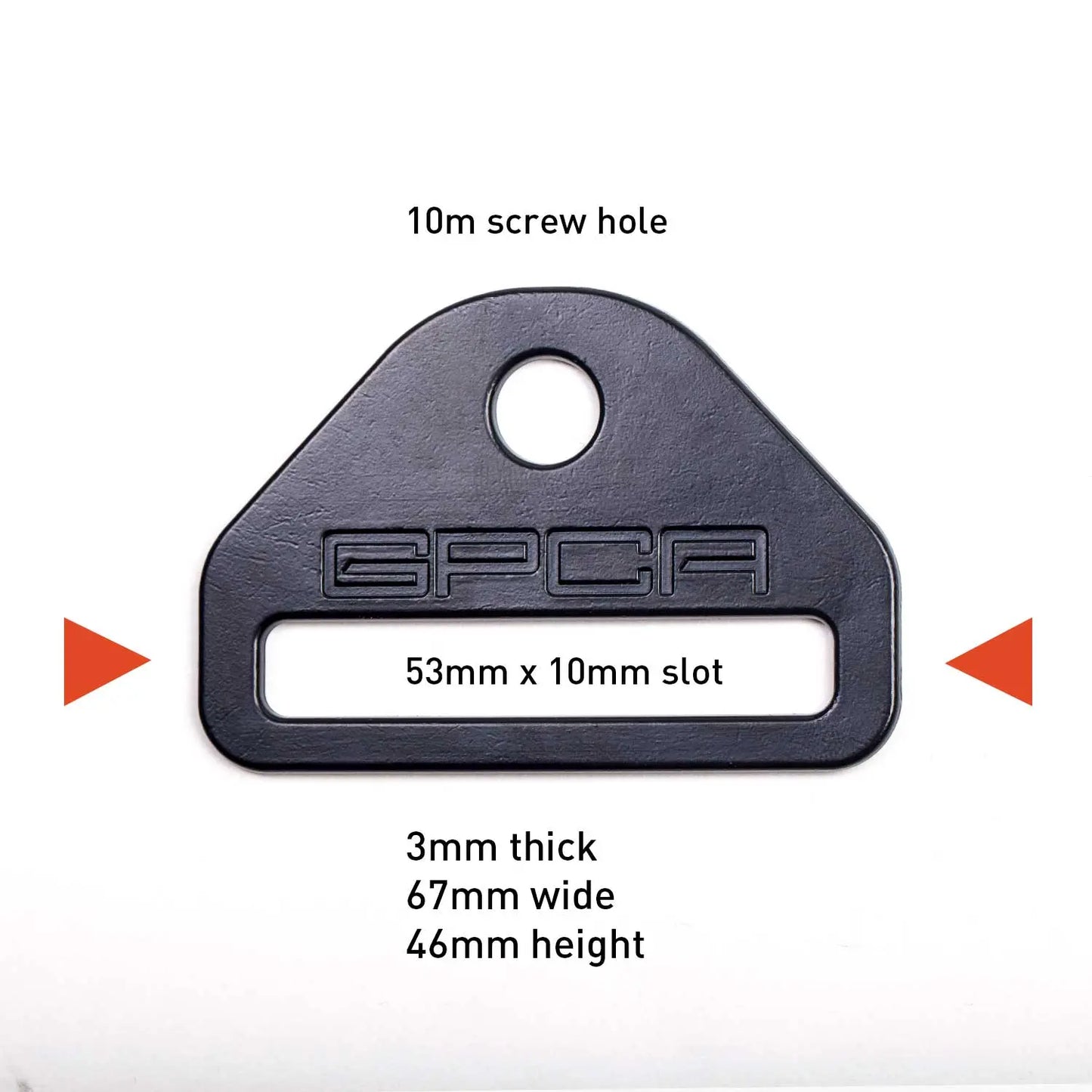 GPCA Tie-Down D-Plate