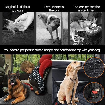 Waterproof Dog Seat Cover — waterproof fabric close-up and stitching