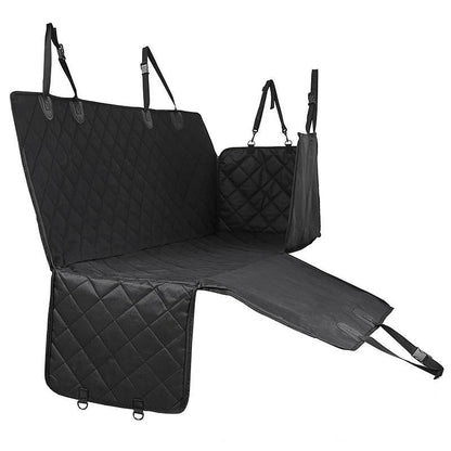 Waterproof Dog Seat Cover for Tesla Model 3/Y/S/X/Cybertruck — installed rear view