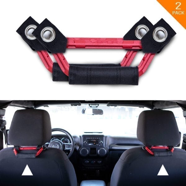 GP Back Grip PRO RED headrest handle, stylish compliment to your car interior