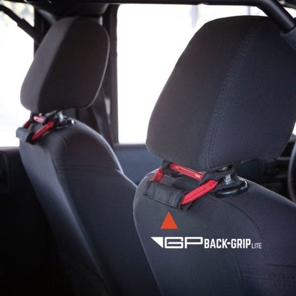 GP Back Grip PRO RED headrest handle, tough fiber filled durable nylon