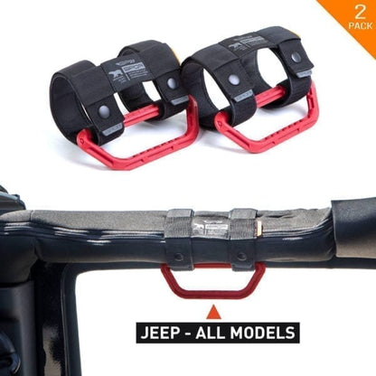 GPCA GP Grip Lite Universal Handles RED, fits all Jeep models