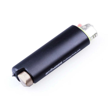 BIC lighter case Aluminum Black 02