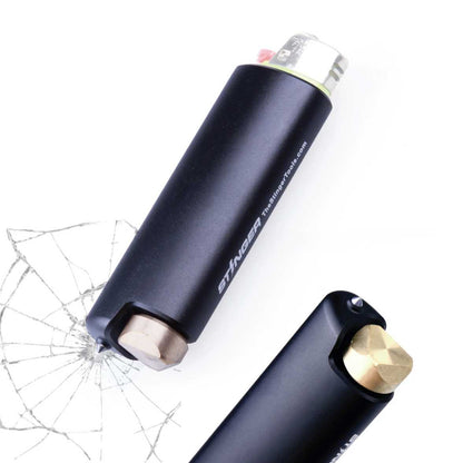 BIC lighter case Aluminum Black 03
