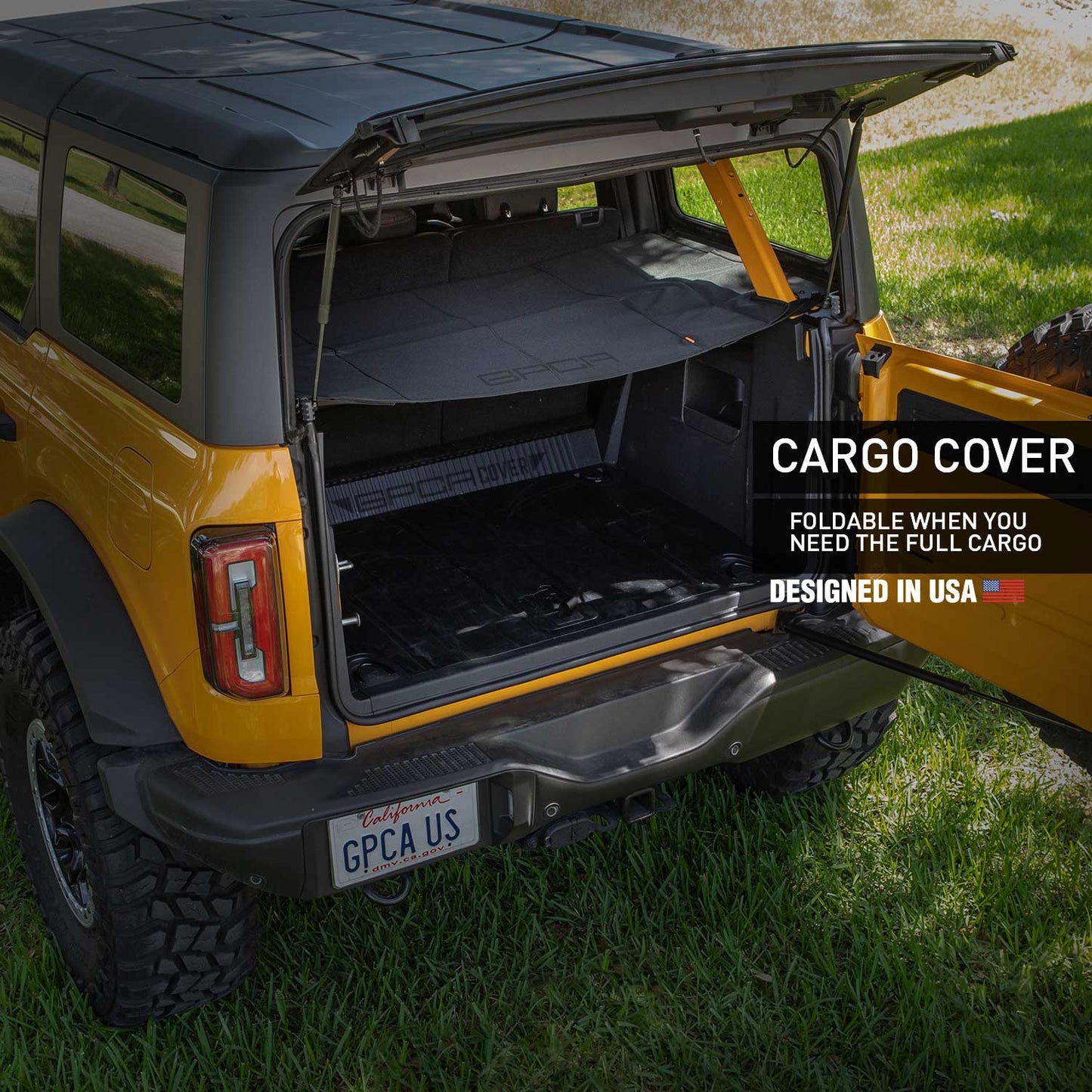 GPCA Bronco Cargo Cover, foldable cargo cover