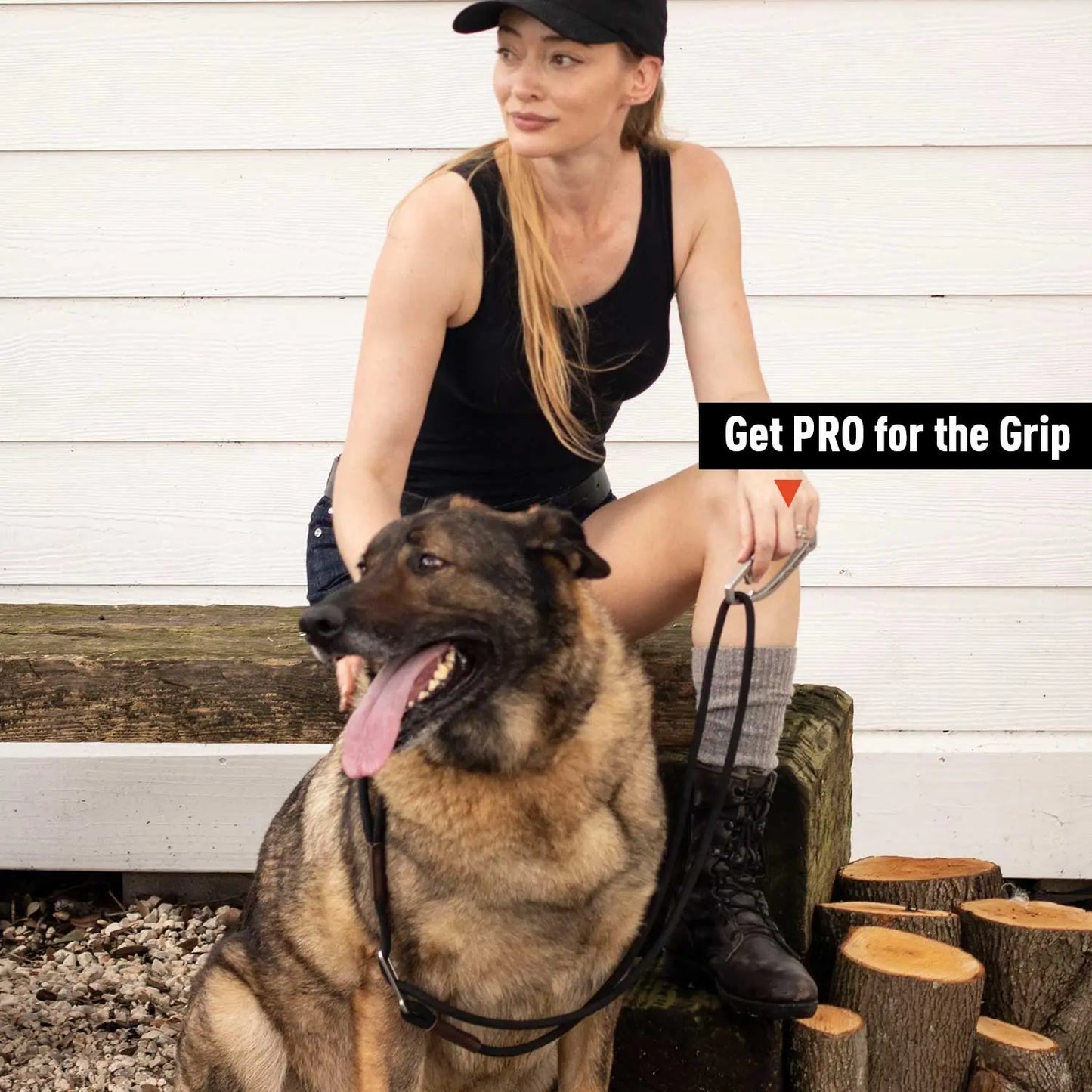 GPCA Dog Leash Lite Black for your dog, get grip in PRO bundle