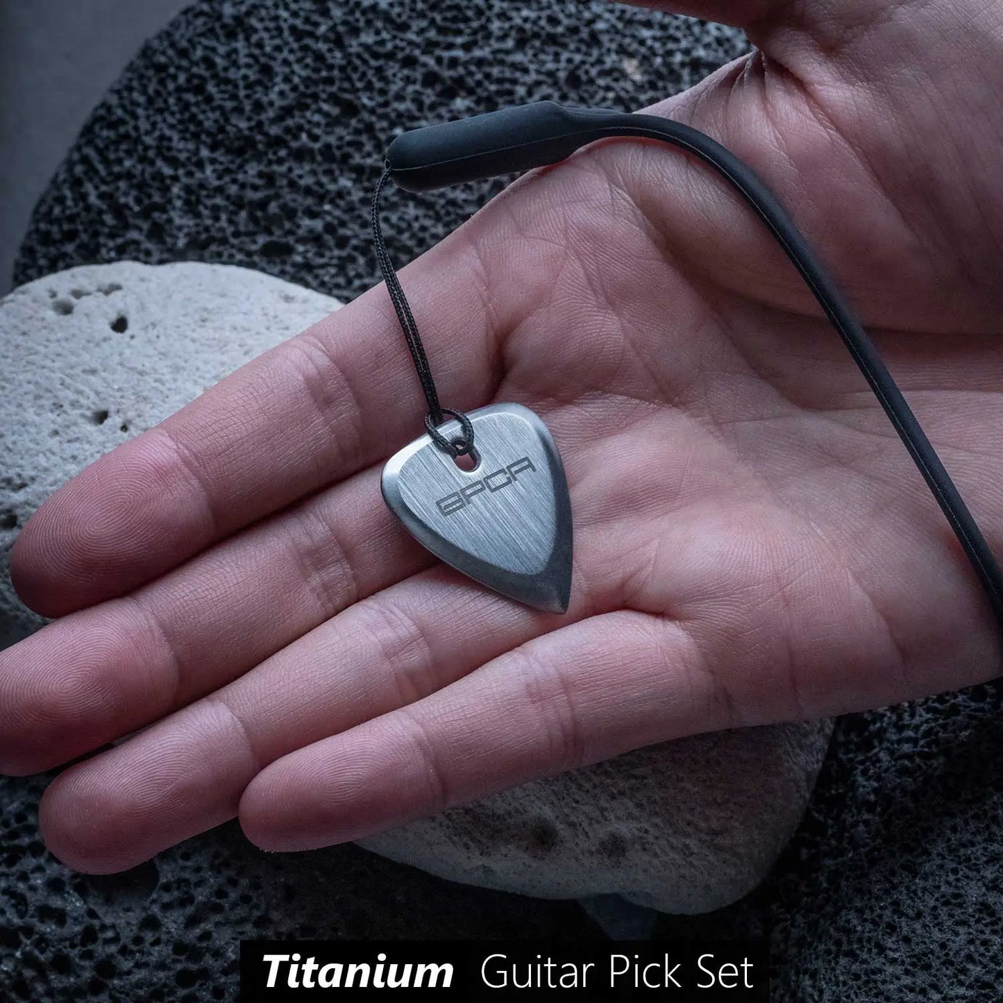 GPCA Titanium guitar pick set