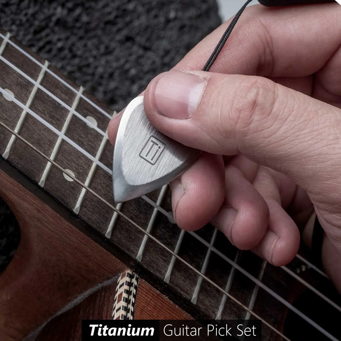 GPCA Titanium guitar pick set