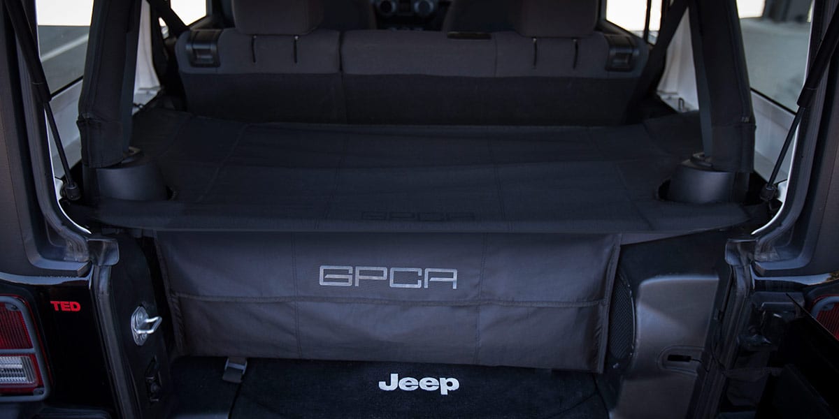 GPCA Jeep Wrangler JK 4DR Cargo Cover PRO Freedom Pack