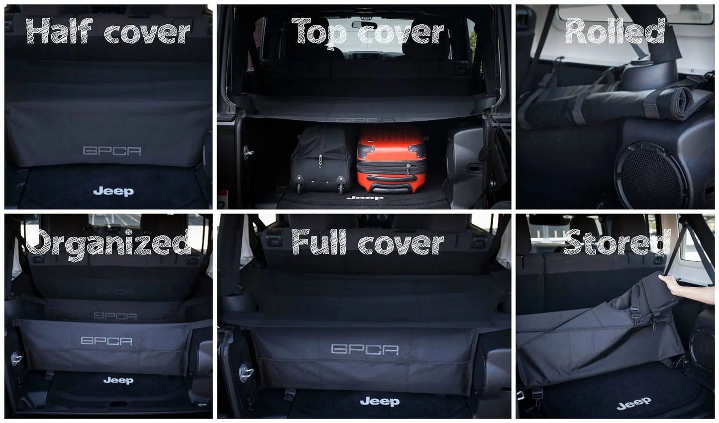 GPCA Jeep Wrangler Cargo Freedom Pack