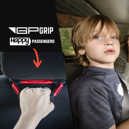 GPCA backseat assist headrest passenger handle grip red