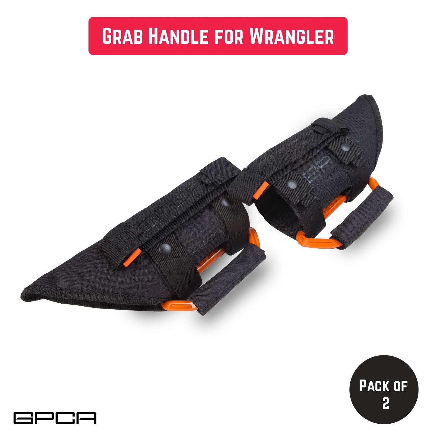 GPCA Grip Pro ORANGE grab handle for Wrangler