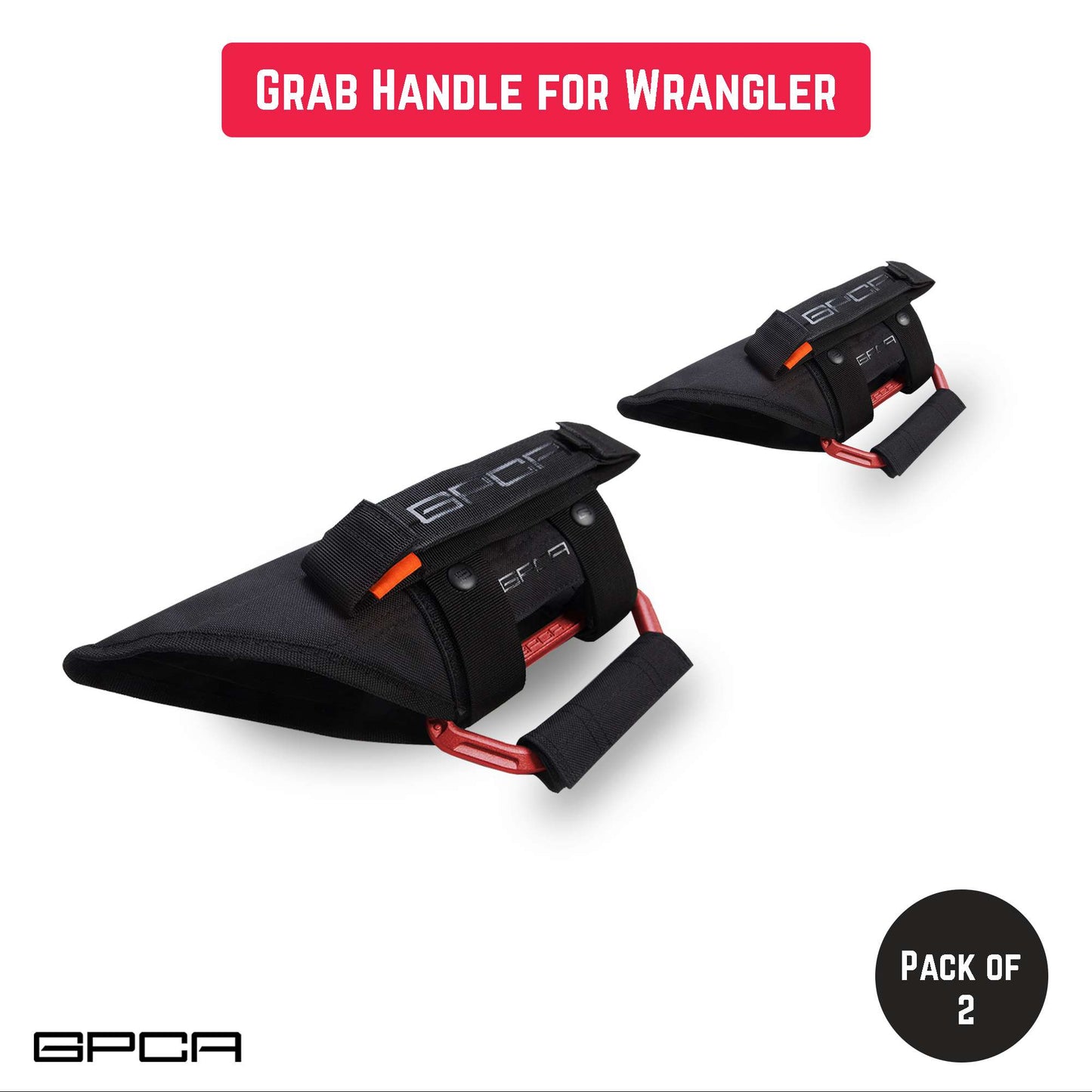 GPCA Grip Pro RED grab handle for Wrangler