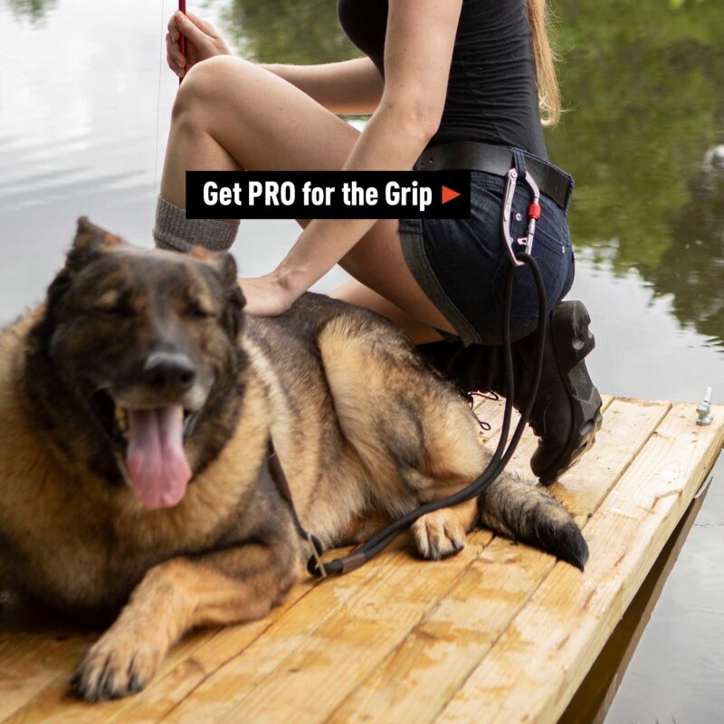 GPCA Dog Leash Lite Black for your dog, a rope more thicker and more comfortable, durable for shock absorption